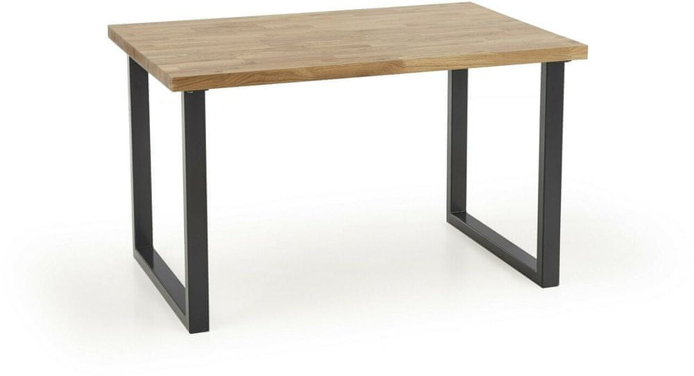 Halmar Jedálenský stôl Radus 140x85 cm, masív, prírodný dub